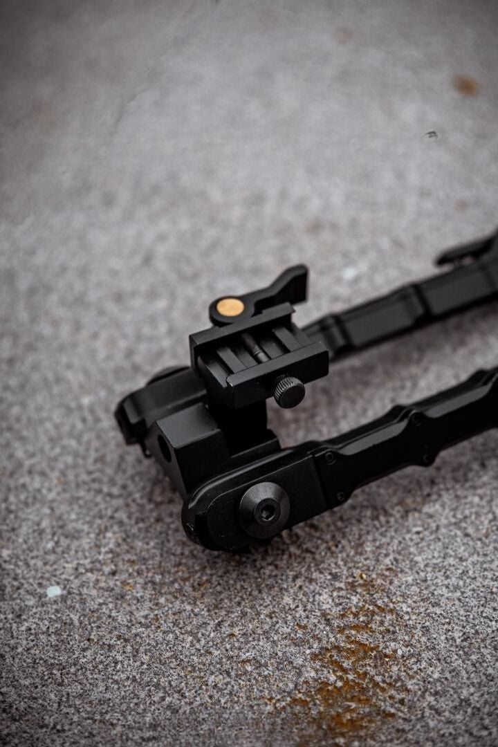 Bipied de Fusil Pivotant avec Système de Verrouillage Détachabl