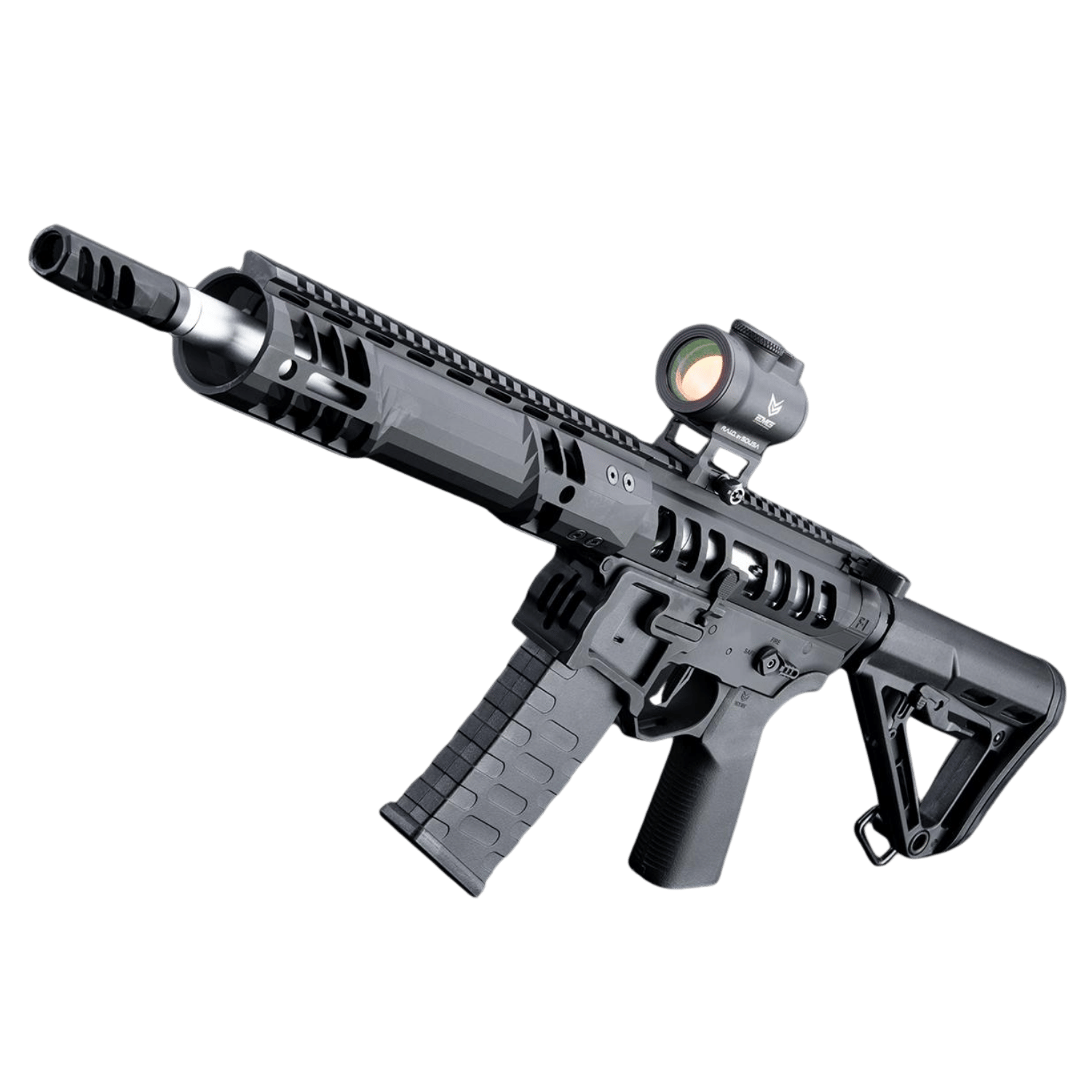 EMG F1 UDR-15 SIYAH  Skeletonized AR-15 eSilverEdge C7M M-LOK Handguard Airsoft AEG Tüfek (EMG-SC-B-3)