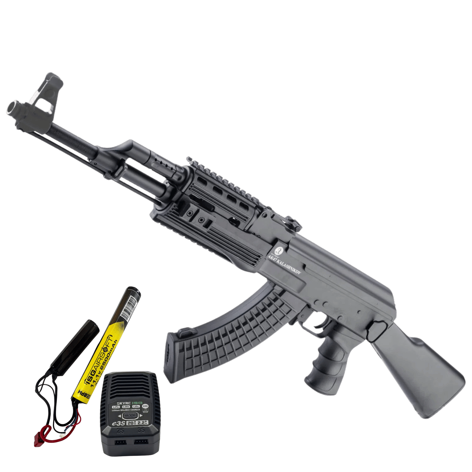 CYBERGUN AK47 Siyah AEG Airsoft Tüfek Seti
