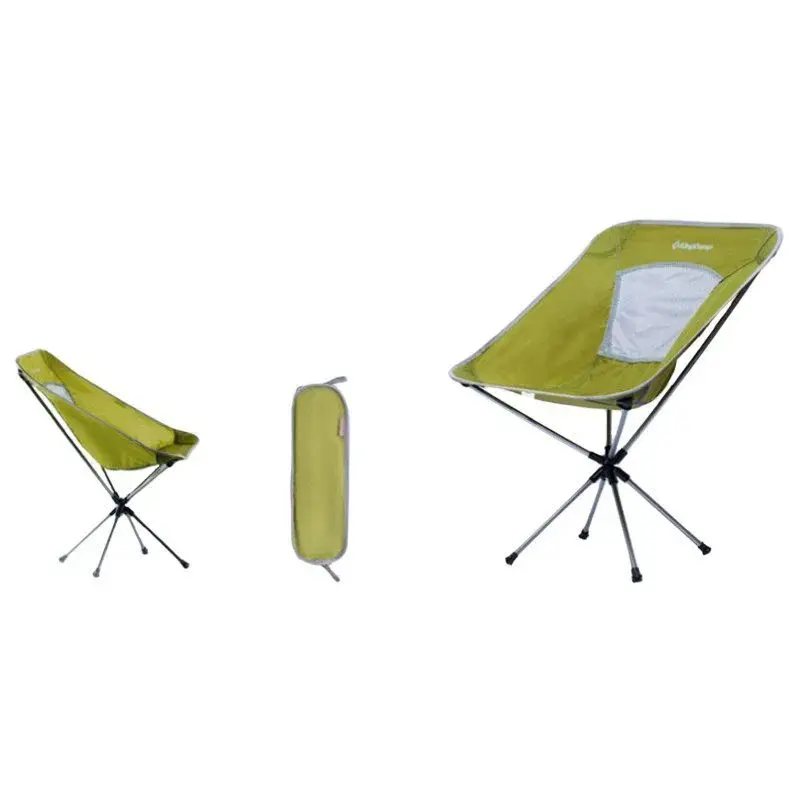 Kingcamp Swivel Mini 360° Dönebilen Katlanır Kamp Sandalyesi – Yeşil
