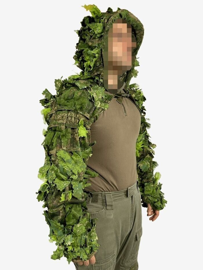 KMCS Cobra Hood Kapüşonlu Ayarlanabilir Nem ve Suda Kararan Tepkili Lazer Kesim Omuzluk Kamuflaj Green (Yeşil)