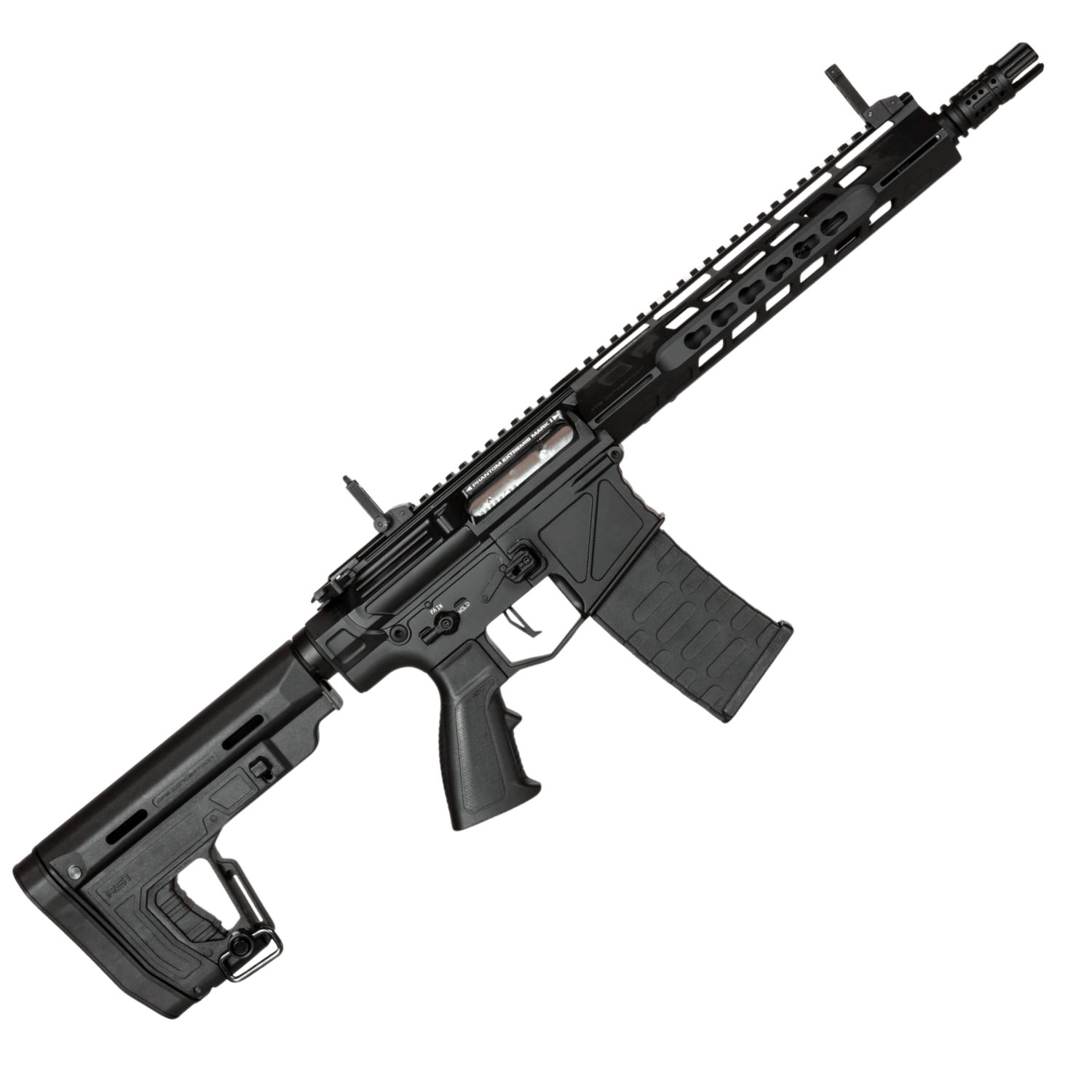 APS PER701 Phantom Extremis EMK1 Carbine Airsoft Tüfek SIYAH SDU2.0 e-Silver Edge PER701
