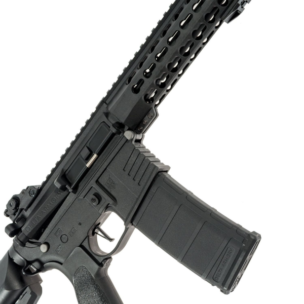 Delta Armory  M4 AR15 KeyMod 10'' PREDATOR Charlie Siyah AEG Airsoft Tüfek / Pil Şarj Setli
