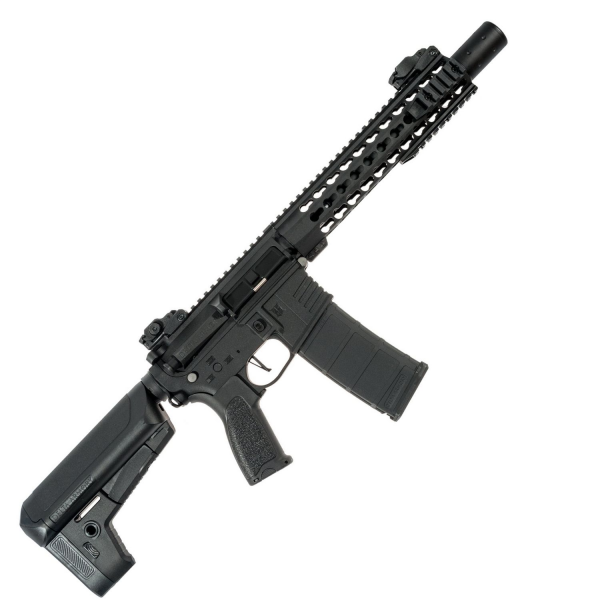 Delta Armory  M4 AR15 KeyMod 10'' PREDATOR Charlie Siyah AEG Airsoft Tüfek / Pil Şarj Setli