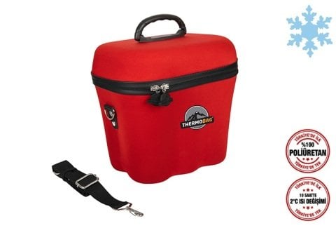 THERMOBAG 6'LI İÇECEK SOĞUTUCU - Kırmızı