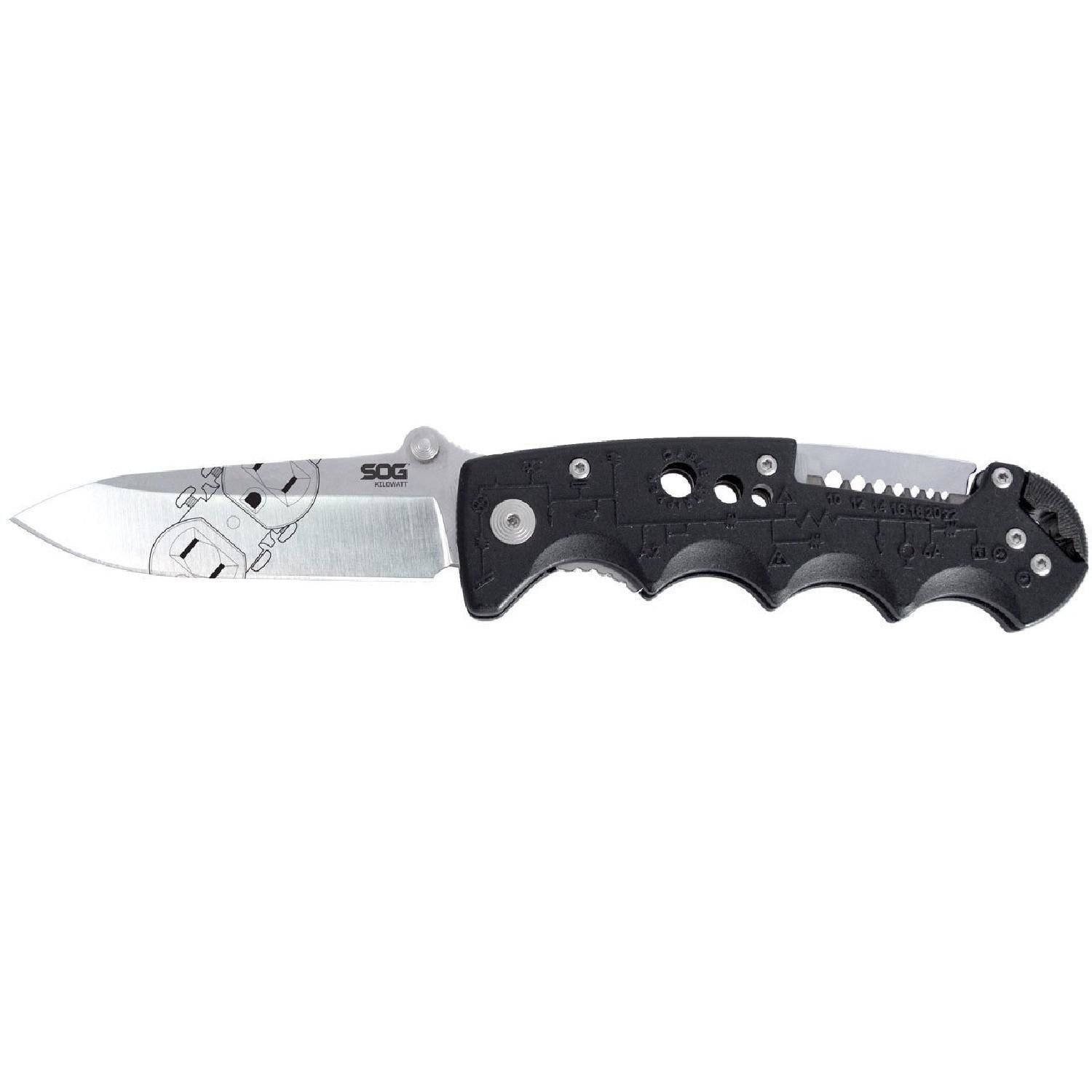 SOG EL-01 Kilowatt Kablo Sıyırıcılı Çakı