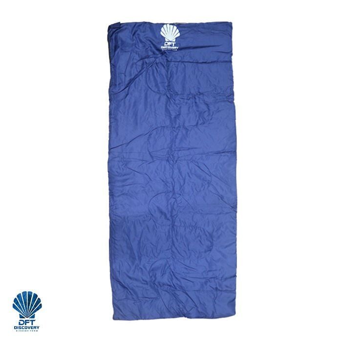 DFT Düz Kesim +10°C Uyku Tulumu 180 x 75 cm – Mavi