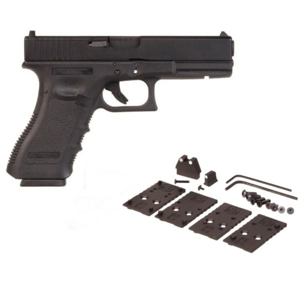 WE GLOCK G17 GEN3 MOS RMR REDDOT AYAKLI SIYAH GBB AIRSOFT TABANCA