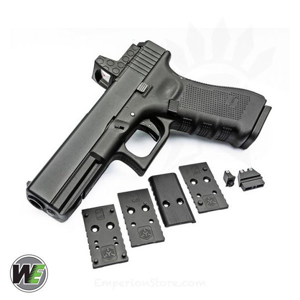 WE G17 GEN4 MOS RED-DOT AYAKLI GBB Airsoft Tabanca