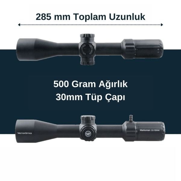 Vector Optics CONTINENTAL X8 1-8X24 SFP ED VET-BTR Artıkıl TACTICAL TÜFEK DÜRBÜNÜ SCOC-T37