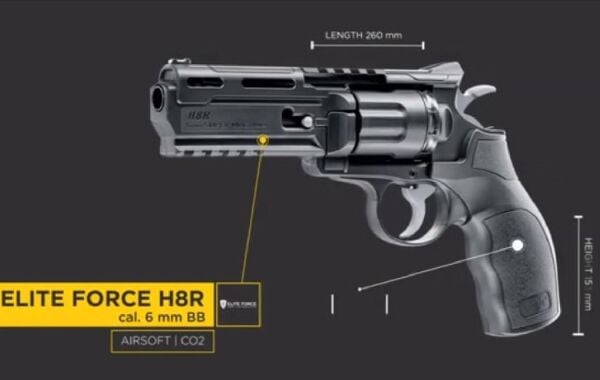 UMAREX Elite Force H8R Gen2 CO2 Airsoft Tabanca