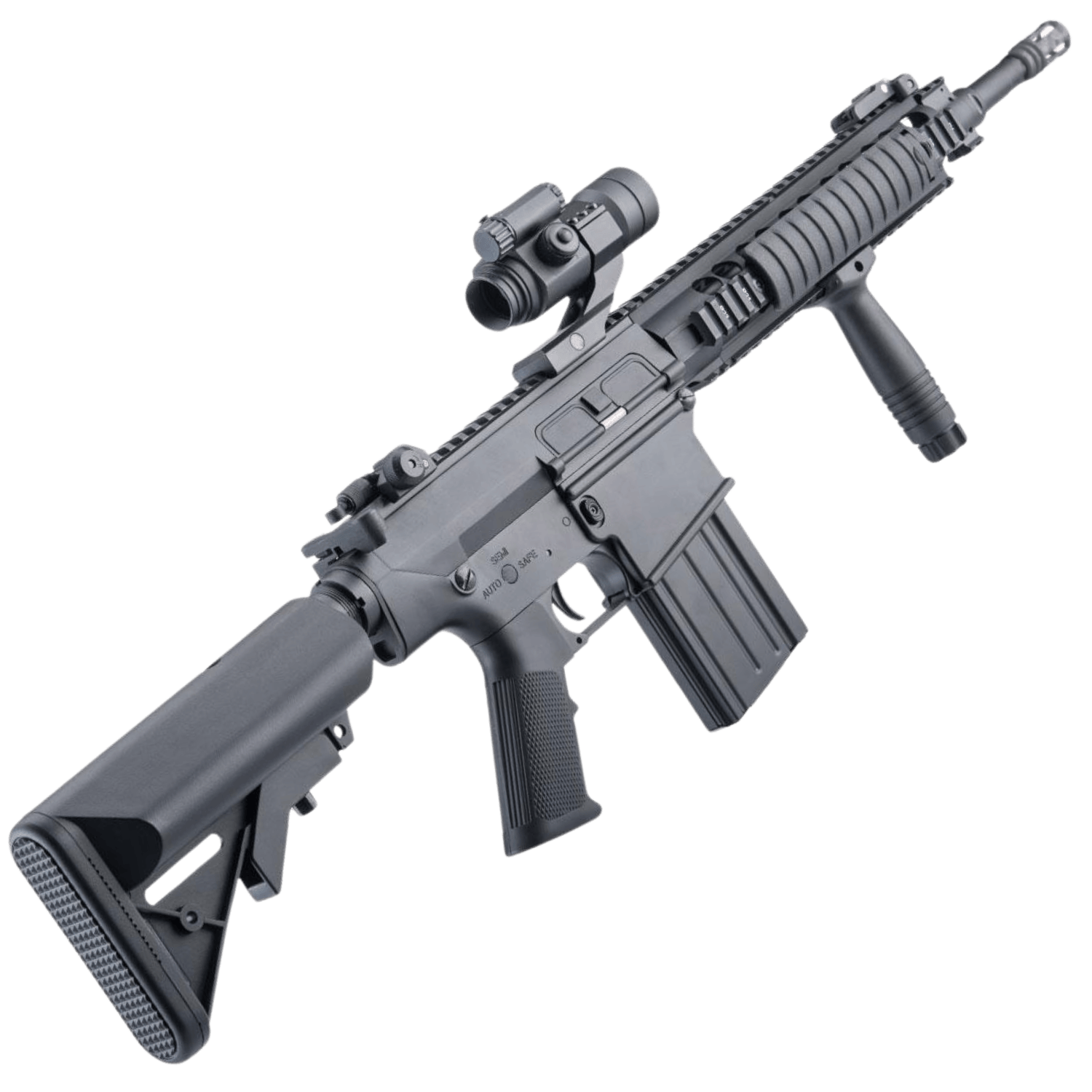 A&K Full Metal SR-25K Airsoft AEG Tüfek - Siyah